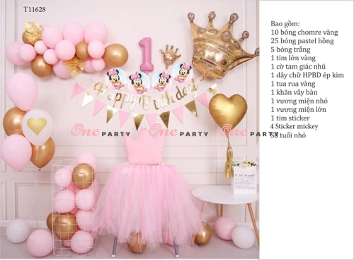 T11628 Set bóng trang trí - bộ