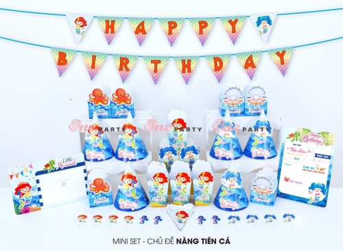 Set mini nàng tiên cá (Bộ)
