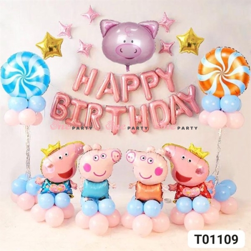 T01109 Set heo peppa và kẹo - bộ