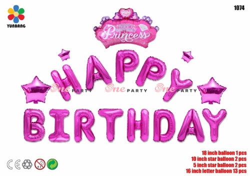 1074 Set bóng HPBD - bộ