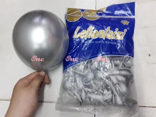 Tròn chomre 6in bạc - túi/100 cái