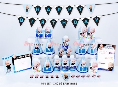 Set mini boss baby trai (Bộ)