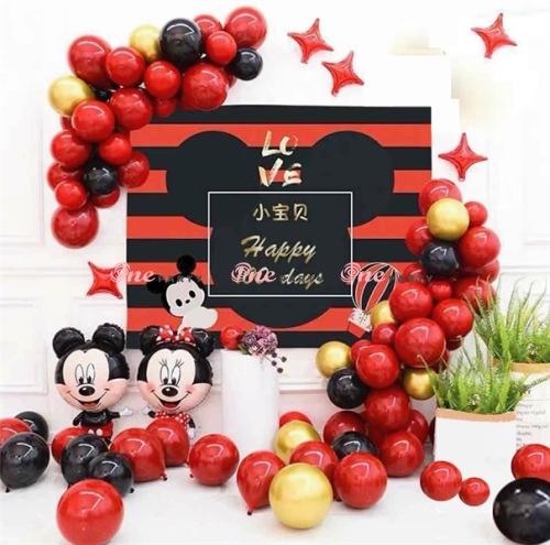 31733 Set bóng mickey đỏ