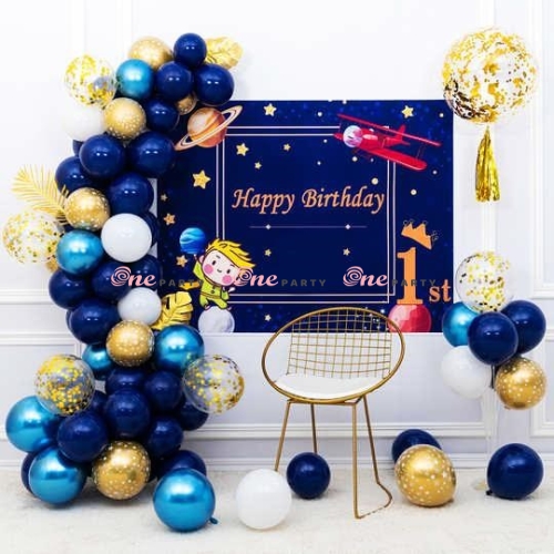 11855 set bóng vũ trụ xanh - bộ