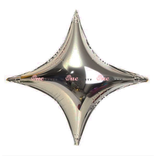 sao 4 cánh Trung 24ing Bạc - cái