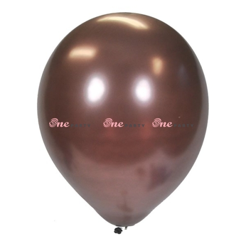 Tròn thái nhũ 10in chocolate - túi/50 cái