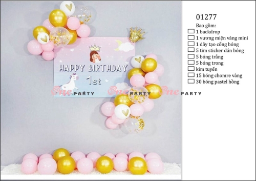 01277 Set bóng bé gái - bộ