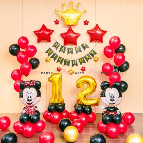 31389 Set bóng chuột mickey đỏ