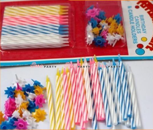 Nến vĩ xoắn sinh nhập - hộp/24 vĩ