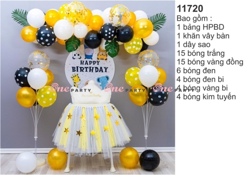 11720 Set bóng backdrop RừngVàng
