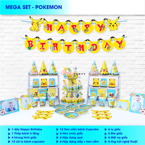 Sét Pikachu - bộ