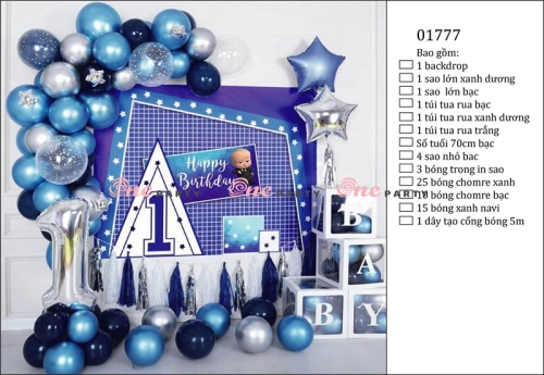 01777 Set bóng boss trai - bộ