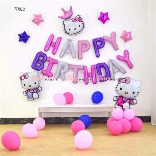 T0812set bóng kitty - bộ