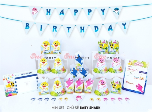 Set mini baby shark (Bộ)