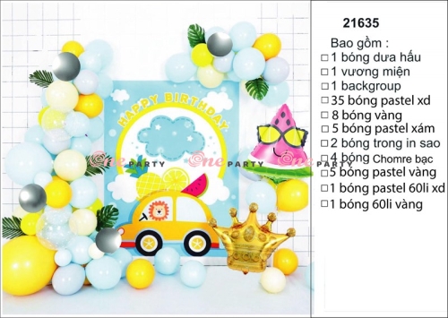 21635 Set bong trang trí - bộ