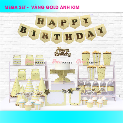 Set Vàng Gold ánh kim (bộ)