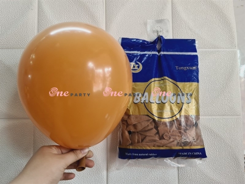 Tròn 10in nâu nhạt - túi/100