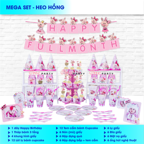 Set Heo Hồng - bộ