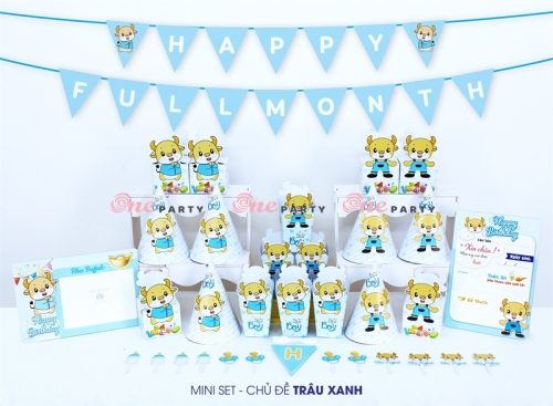 Set mini trâu xanh (Bộ)