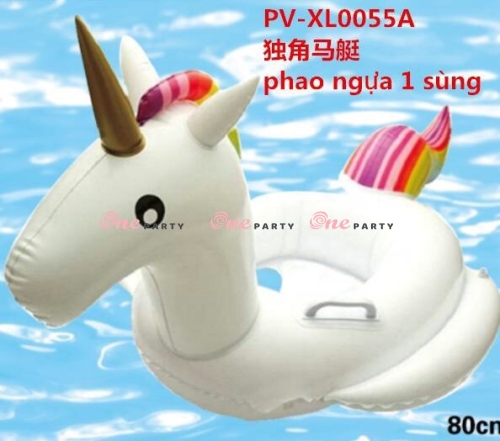Phao tắm ngựa 1 sừng - con