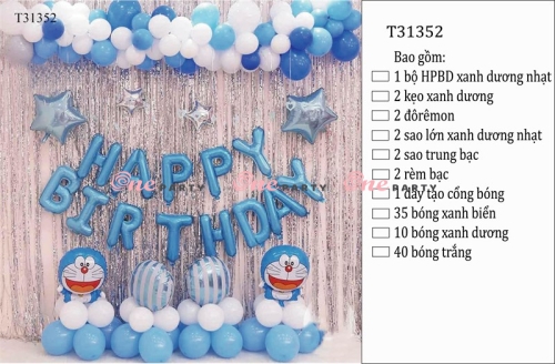 T31352 Set bóng trang trí - bộ