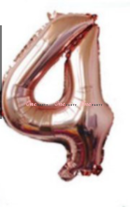 Số 4 lớn hồng gold - cái
