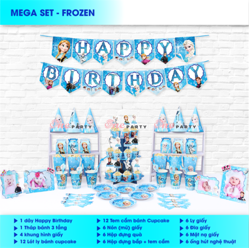 Set 6 món chủ đề Elsa