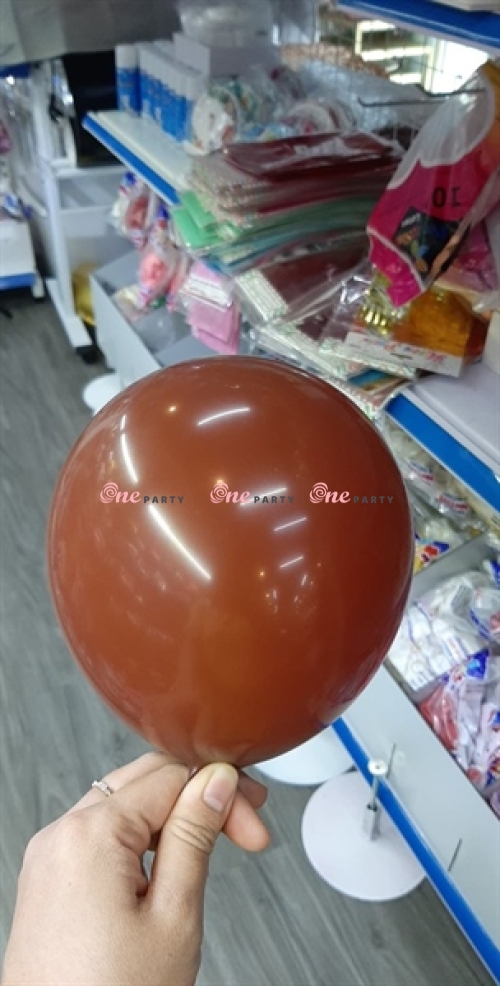 Tròn thái 10in cam đất (nâu đỏ) - túi 50c