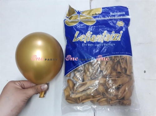 Tròn chomre 6in vàng đồng - túi/ 100 cái
