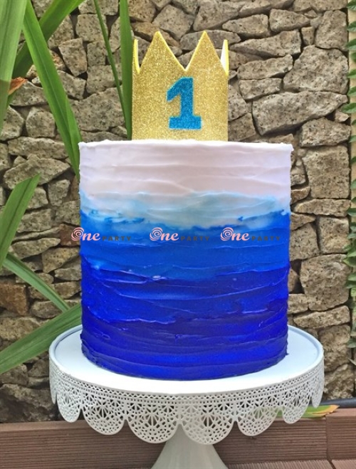 BK06 Bánh kem xanh đại dương
