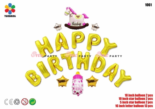 1061 Set bóng HPBD - bộ