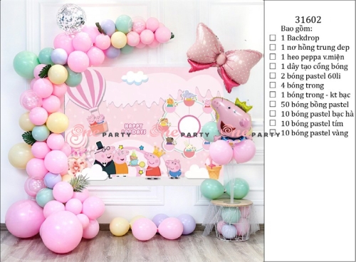 31602 Set bóng trang trí - bộ