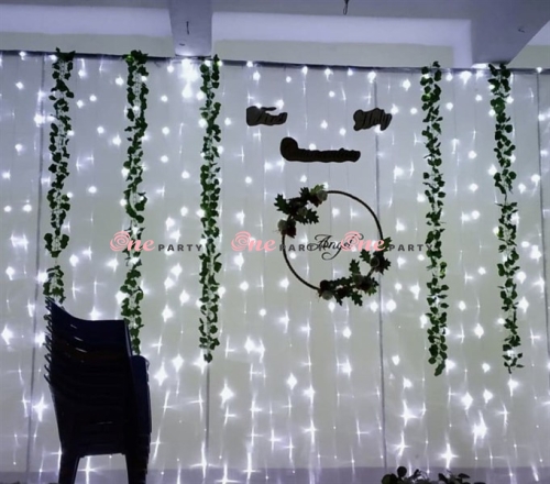 Đèn rèm trắng ngang 3m x2m