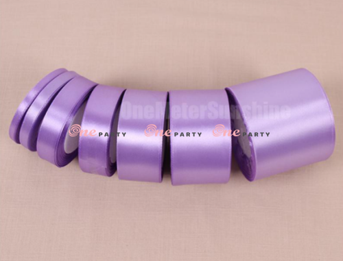 Dây ruy băng dẻo màu Tím - cuộn
