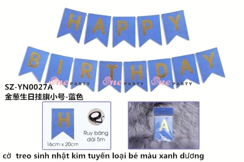 Dây HPBD đuôi cá kt xanh dương - Dây