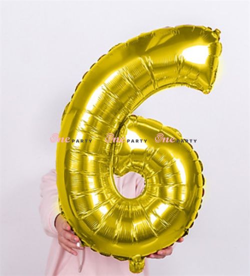 Số 6 lớn vàng - cái
