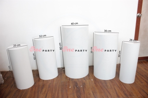 Bục 5 trắng - bộ