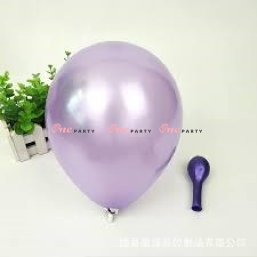 Tròn Thái nhũ 10in Tím Nhạt Túi/50c