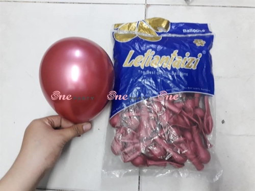 Tròn chomre 6in hồng - túi/100 cái