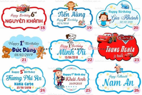 Bảng Tên 50cm x70cm ( thiết kế, in ấn , cắt viền )