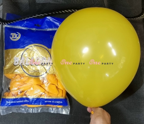 Tròn 10in vàng lì - túi/100c