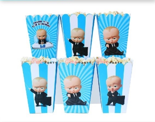Hộp bắp chủ đề baby boss trai - túi/6 cái