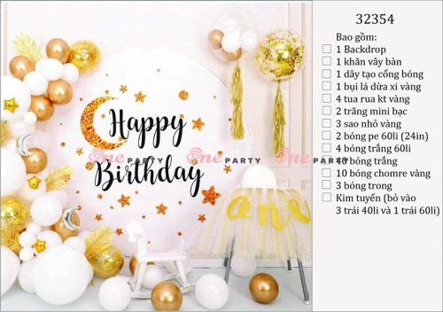 32354 Set bóng trang trì - bộ