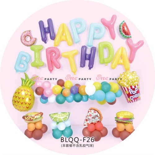 F26 Set bóng trang trí bánh - bộ