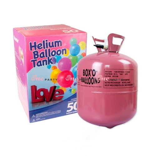 Bình Helium 50 trái - bình