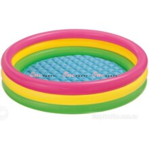 Hồ phao intex 1m68 x 46cm cầu vồng - cái