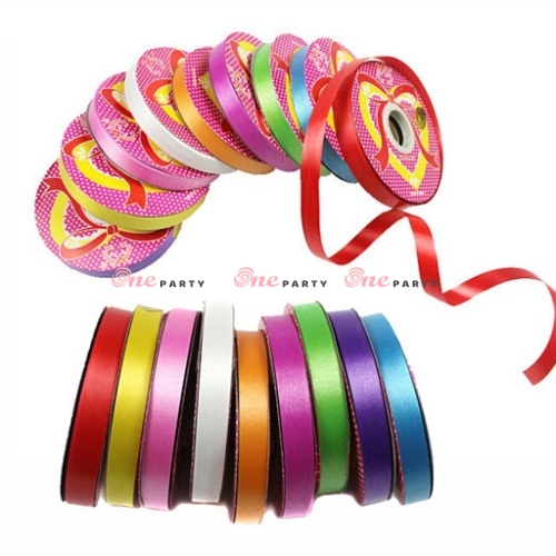 Dây ruy băng dẻo cam - cuộn