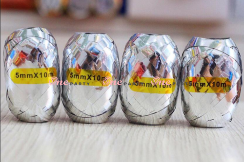 Ruy băng trứng gà Bạc túi / 6 cái