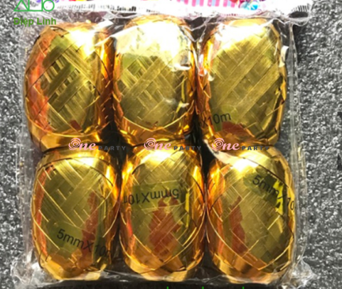 Ruy băng trứng lẻ vàng - cuộn